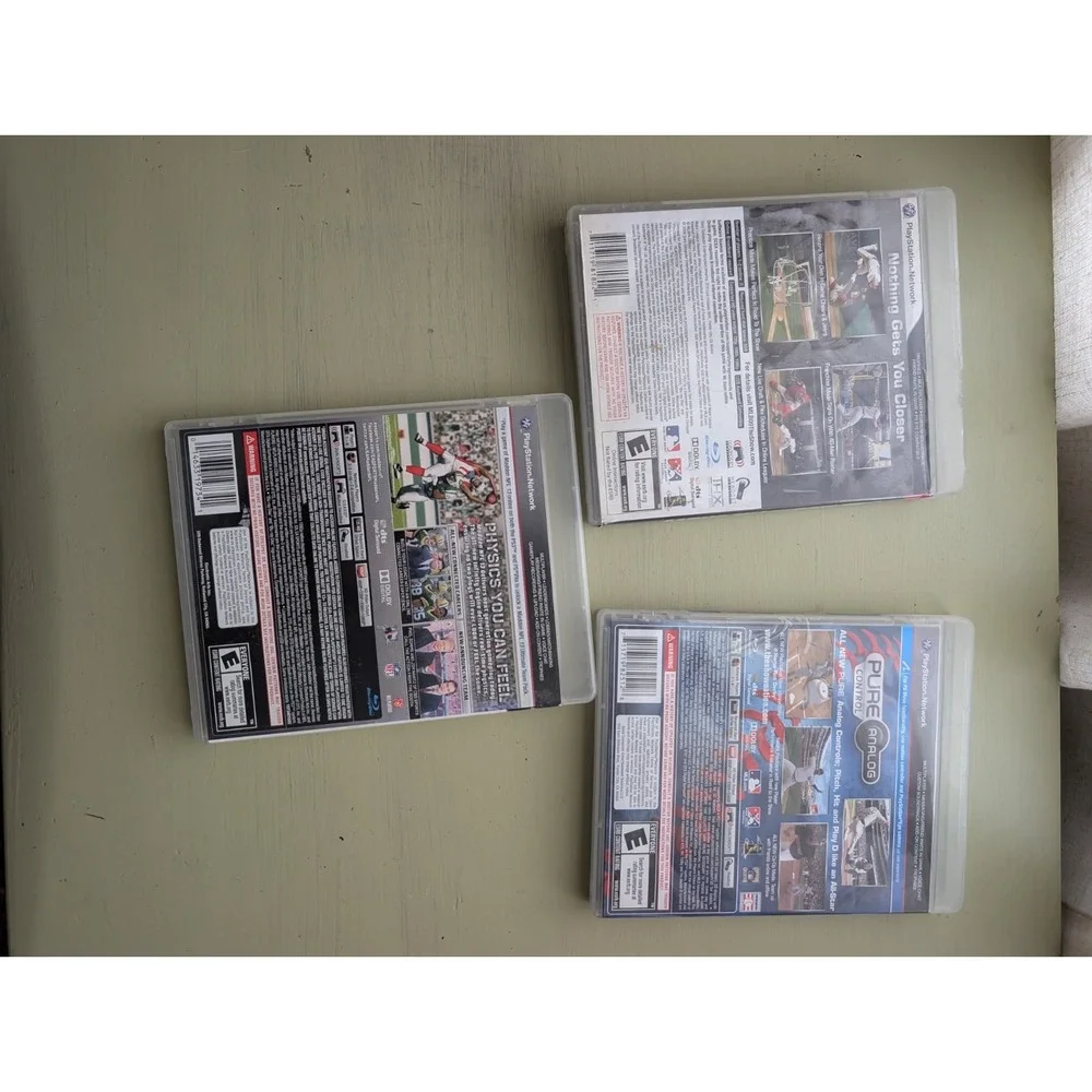Sony PS3 Sports Games Lot Of 3:  MLB 09 The Show MLB 11 The Show Madden NFL 13